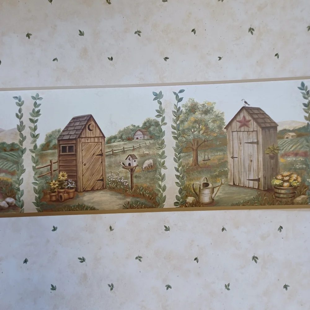 Wallpaper Gertrude Falling Leaf Toss Country